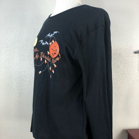 NWT Halloween Themed Long Sleeve T Shirt Size L - Picture 4 of 6
